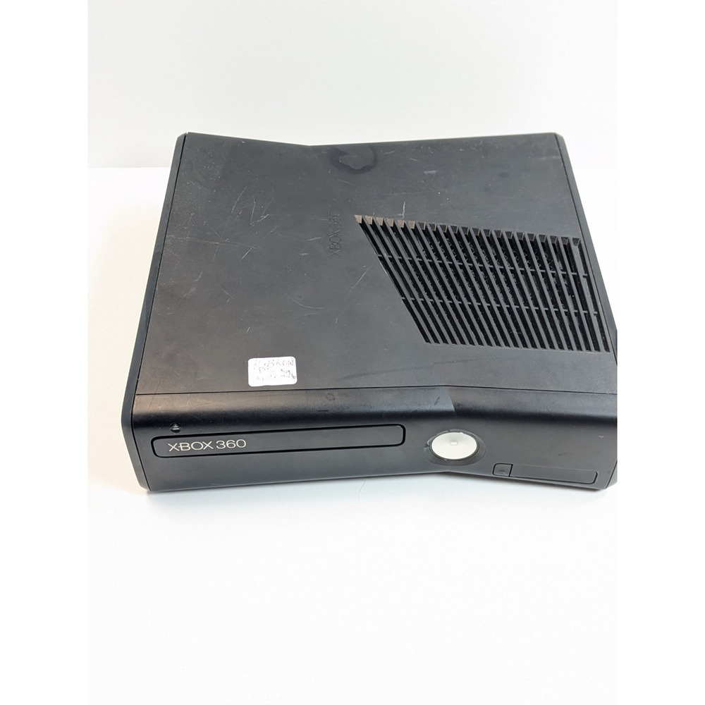 Xbox 360 S Slim Black Console Only Matte 1439 - For Part/Repair - No HDD 4GB
